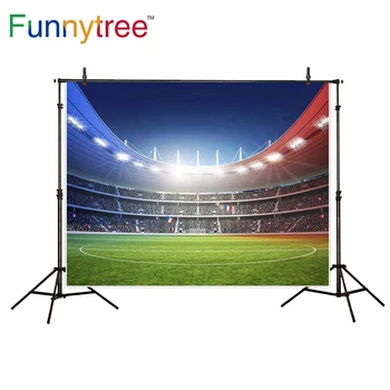 Фон Funnytree для фото спортивный стадион, футбольный фестиваль, фон для фотосъемки, профессиональный реквизит для фотосъемки