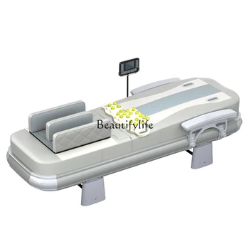 Многофункциональная кровать для теплотерапии с 3D-нефритом, электрическая массажная кушетка для кардинга позвоночника