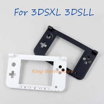 1 шт./лот для 3DS XL LL, сменная пластиковая средняя рамка, крышка корпуса для 3dsxl, 3dsll, чехол для корпуса, Черный, белый цвет