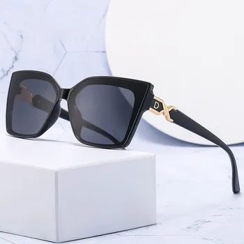 Новые модные Солнцезащитные очки люксового бренда Для женщин и мужчин 2023 года, Винтажные Дизайнерские Солнцезащитные очки в квадратной оправе, Женские очки с оттенками UV400 для очков