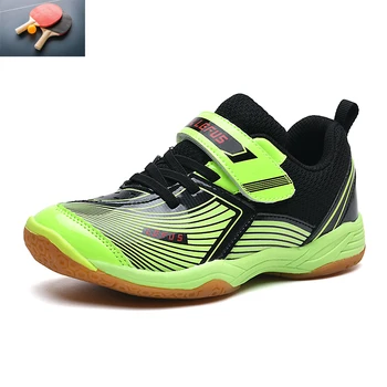 Высококачественная обувь для настольного тенниса для тренировок, мужская дышащая детская спортивная обувь для волейбола, тенниса, противоскользящая Спортивная обувь для бадминтона L1087