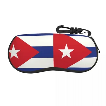 Футляр для очков с флагом Кубы Для женщин и Мужчин, Мягкие Кубинские Патриотические Солнцезащитные очки, защитный чехол