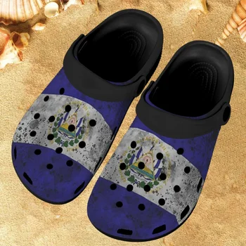 Уличные сандалии El Salvador Pattern Брендовая Дизайнерская женская Летняя садовая обувь Нескользящие Дышащие Пляжные горки для взрослых девочек