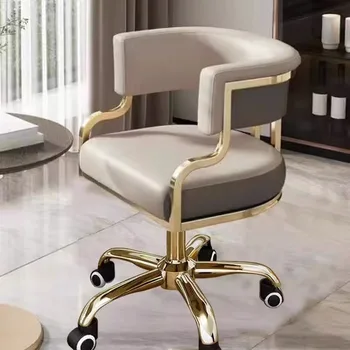 Эргономичное кожаное игровое кресло, удобный рабочий кабинет, дизайнерское офисное кресло для гостиной, вращающаяся офисная мебель Silla De Oficina