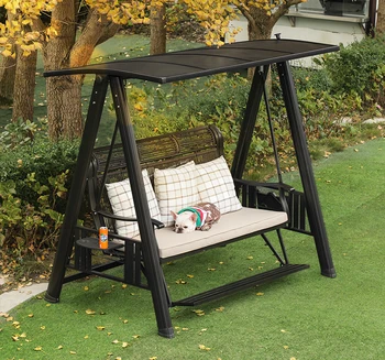Уличные качели, кресло-качалка во дворе, домашний гамак на открытом воздухе, подвесное кресло для отдыха в саду, качели для двоих