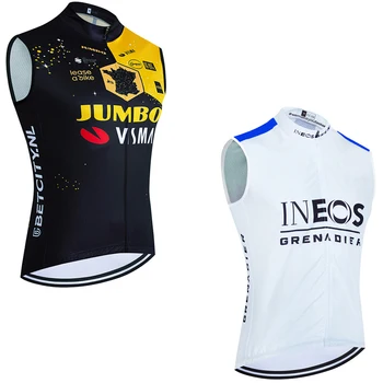 Новый 2024 JUMBO Велоспорт Джерси INEOS Team Fashion Быстросохнущий Профессиональный Велосипедный Жилет Майо Мужчины Женщины Ropa Ciclismo Велосипедная Футболка Одежда