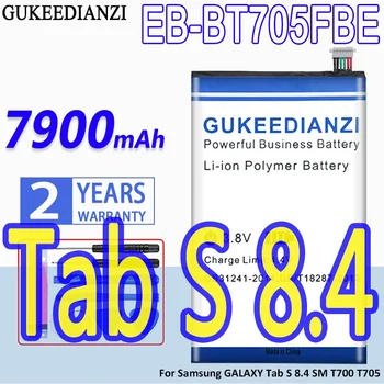 7900 мАч EB-BT705FBE Планшетный Аккумулятор Для Samsung GALAXY Tab S 8.4 SM T700 T705 Литий-ионные Аккумуляторы Нового Поколения