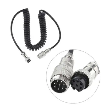 Удлинительный кабель для наушников Спиральный Шнур Микрофонный шнур 8-Ядерный Микрофонный кабель