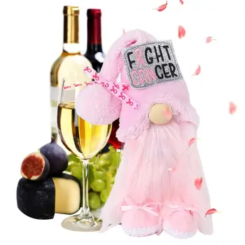 Плюшевая кукла Valentine Gnomes, розовый безликий гном, борющийся с раком, плюшевая кукла, принадлежности для домашней вечеринки, украшения для стола