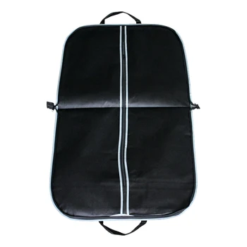 Переносной черный утепленный пылезащитный чехол для одежды на молнии, чехол для хранения мужского костюма, пальто, сумка для путешествий, бизнес, складная сумка-вешалка B016