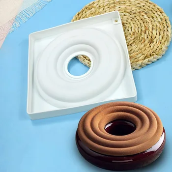 Прямые продажи с фабрики изобразительного искусства круглая 6-дюймовая форма для торта с резьбой, посуда для выпечки сахарного торта, форма для пузырькового мусса