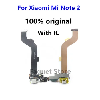 Оригинальный USB-порт для зарядки Xiaomi Mi Note 2, док-станция для зарядного устройства, разъем для подключения гибкого кабеля микрофона, печатная плата