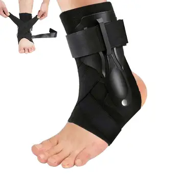 Обертывания для лодыжек, поддерживающие Регулируемую компрессионную повязку для лодыжек С утолщенной пластиной для ног, для тренировок по бегу, баскетболу, футболу