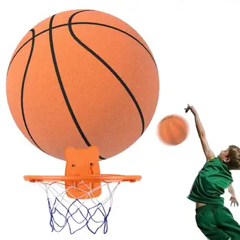 Прыгающий бесшумный мяч для Бесшумного баскетбола в помещении Пенопластовый Баскетбольный мяч Бесшумный Мягкий мяч для отскока Баскетбольного мяча Спортивная игрушка