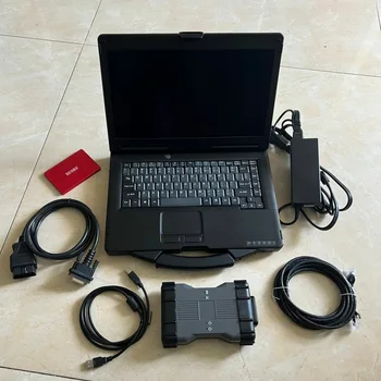 WIFI Doip Mb Star C6 с программным обеспечением 2023,12 В Новейший SSD Жесткий диск Установлен в ноутбуке CF-53 (i5, 8g) Готов к использованию