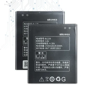 Аккумулятор BL 229 BL229 для Lenovo A8 A806 A808T 2500 мАч Высококачественный аккумулятор для резервного копирования мобильного телефона