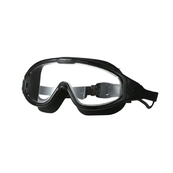 Очки для плавания для взрослых Регулируемая герметичность С затычками для ушей Силиконовые очки для плавания, маска для дайвинга, очки с защитой от запотевания высокой четкости