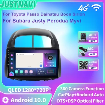 Автомобильное Радио JUSTNAVI Для Toyota Passo Daihatsu Boon Sirion Subaru Justy Perodua Myvi Авторадио Мультимедийный Плеер Навигация GPS