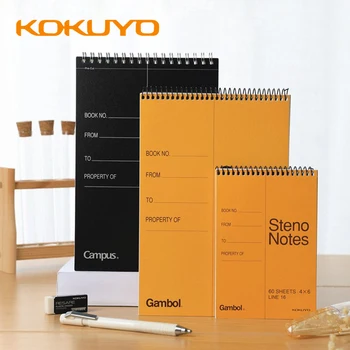 2 Книги KOKUYO Notebook WCN-S6090 Книга для устного перевода и стенографии Со спиральной колонкой Notebook A5 / A6 Watanabe Student Word Memory Book