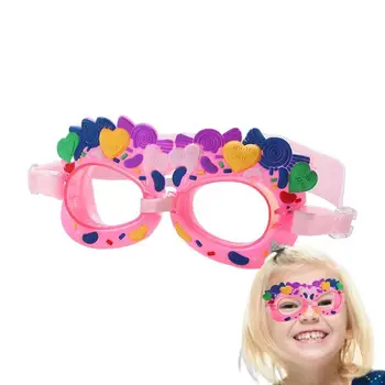 Мультяшные плавательные очки с защитой от запотевания, принадлежности для обучения плаванию, Профессиональные очки для плавания с затычкой для ушей, водонепроницаемые очки для плавания