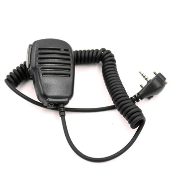 Микрофон с плечевым динамиком, Ручной микрофон с PTT для стандартного Портативного двухстороннего радио Vertex VX-231 EVX-531 VX-160 VX-168 VX-180