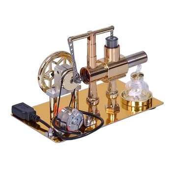 Модель двигателя Стирлинга Двигатель Стирлинга с горячим воздухом Модель двигателя Обучающая физике игрушка для студента в подарок