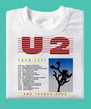 Футболка U2 Joshua Tree Concert Tour Band, все размеры от S до 5XL, 1P203 с длинными рукавами