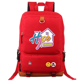 Рюкзаки the hype house Студенческий школьный рюкзак Модный рюкзак для ноутбука в стиле молодежного колледжа в стиле хип-хоп, Женская мужская спортивная сумка на открытом воздухе