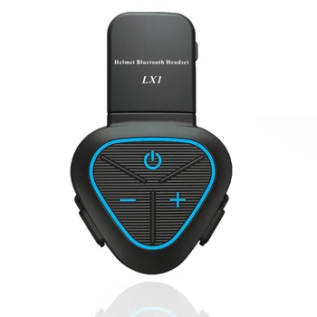 LX1 Мотоциклетный Шлем Bluetooth-гарнитура Портативная Умная Гарнитура с шумоподавлением на вынос Синего цвета