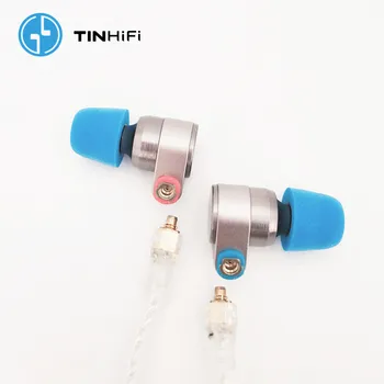 TINHIFI T2 Лучшие Наушники-Вкладыши Проводные Наушники HIFI IEMs С Двойным Динамическим Драйвером Низких Частот Металлический Монитор со Съемным Кабелем 0,78 мм 3,5 мм 2Pin