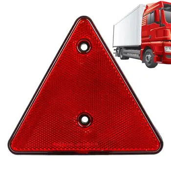 Светоотражающий Треугольный Знак Задний Красный Отражатель Мотоцикла Красный Отражатель Мотоцикла Предупреждение О Безопасности Красные Отражатели Для Автомобиля Golf Cart