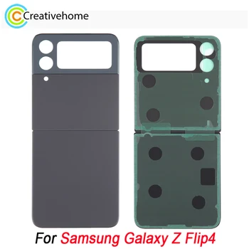 Задняя крышка аккумулятора для Samsung Galaxy Z Flip4 SM-F721B, Запасная часть задней крышки телефона