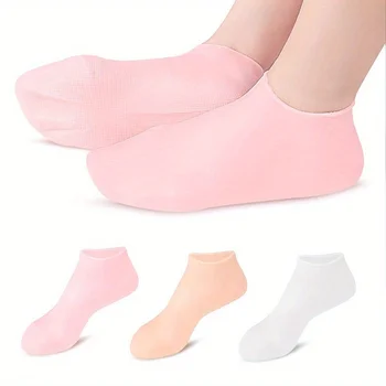 Спа-силиконовые носки Увлажняющие гелевые носки, отшелушивающие и предотвращающие сухость, Удаляющие омертвевшую кожу, защитные средства для ухода за ногами