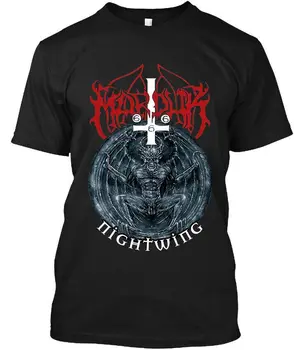 Футболка с графическим изображением музыкального альбома шведской блэк-метал группы NWT Marduk Nightwing S-4XL