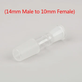 1 Шт Стеклянные аксессуары от 14 мм до 10 мм Женский разъем адаптера Essential (от 14 мм мужской до 10 мм женской)