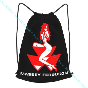 Футболка Massey Ferguson Hot Item Usa Рюкзак на шнурке с художественным принтом для спортзала, персонализированная многофункциональная спортивная сумка