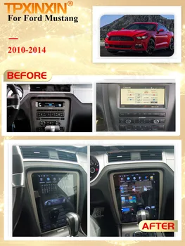 128 Г Carplay Android 9 Tesl-Мультимедийный Стерео Для Ford Mustang 2010 2011 2012 2013 2014 GPS Радиоприемник Плеер IPS Головное Устройство