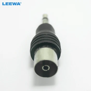 Автомобильный автоматический двигатель LEEWA 1шт 3,5 мм разъем TRS для подключения к IEC (женский) Штекер адаптера #CA1547