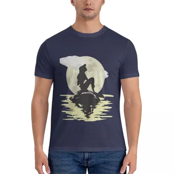 летняя модная мужская футболка Under the Moonlight, классическая футболка, мужские футболки с графическим рисунком, футболки для мальчиков в стиле хип-хоп.