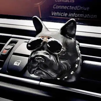 2021 Освежитель воздуха для автомобиля French Bulldog Выпускное Отверстие Для воздуха Парфюмерное Украшение Аромат Эфирного Масла Автомобильные Аксессуары