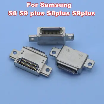 10шт Разъем Micro USB Разъем Для Зарядки Порты и Разъемы Разъем Док-станции Для Samsung S8 S9 plus S8plus S9plus Зарядный хвост подключаемые детали