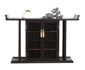 Новый Входной шкаф в китайском стиле Из массива Дерева Вид сбоку Современный Антикварный шкаф из Ясеня