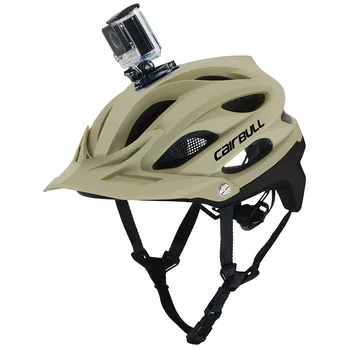 2024 НОВЫЙ Велосипедный шлем для Бездорожья с возможностью установки Фонарей Casco PC + EPS Велосипедный Супер Горный Шлем Safety MTB Велосипедные Шлемы BMX CB-31