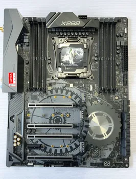 Материнская плата X299 ДЛЯ ASRock X299 Taichi LGA 2066 8 × DDR4 128 ГБ PCI-E 3.0 3 × M.2 USB3.1 8 x SATA3 ATX Для процессора Intel Core серии X