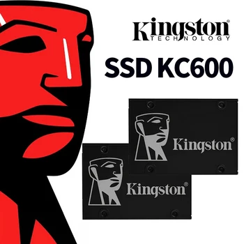 Kingston SSD KC600 2 ТБ 1 ТБ 512 ГБ 256 ГБ SATA 3 2,5-дюймовый Внутренний твердотельный накопитель 512 ГБ HDD Жесткий диск HD SSD 1 ТБ Ноутбук ПК