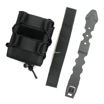 Портативный нейлоновый наручник с ремешком-клипсой, открытый держатель для наручников, износостойкие кобуры для наручников, Поясная сумка