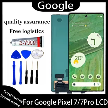 100% Новый Для Google Pixel 7 Pixel7 GVU6C, GQML3 ЖК-дисплей С сенсорной панелью Дигитайзер Для Google Pixel 7 Pro GP4BC GE2AE LCD