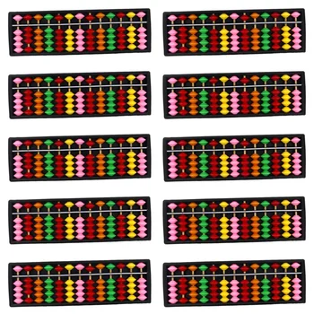 10-кратный портативный пластиковый счет для арифметических расчетов Abacus