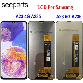 Хорошо протестирован Для Samsung Galaxy A23 5G LCD A236U A236B Дигитайзер с Сенсорным экраном В сборе Для Samsung A32 4G A235F A235M ЖК-дисплей