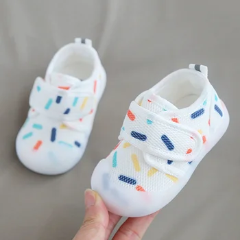 Детские летние сетчатые дышащие сандалии Air Baby Повседневная обувь унисекс на нескользящей мягкой подошве, первые ходунки, легкая обувь для младенцев